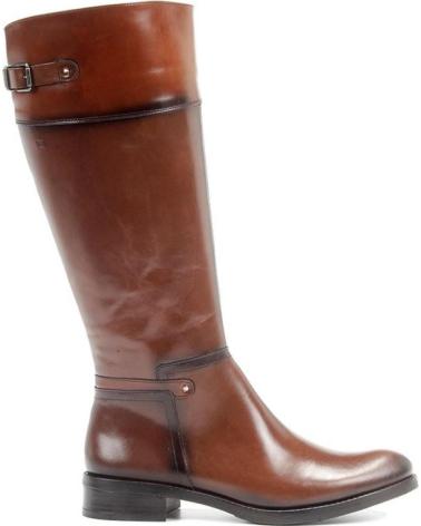 BOTAS FLUCHOS D7687 TIERRA CUERO MARRÓN PARA MUJER CUERO