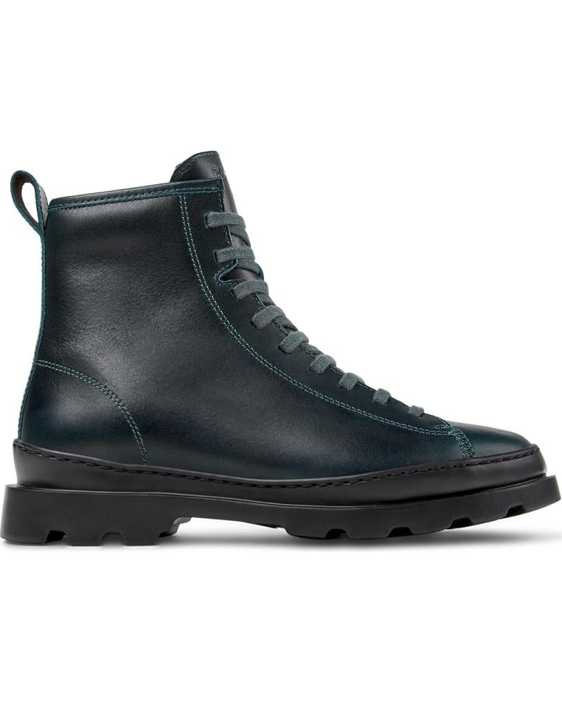 Botins de Mulher CAMPER BOTA MILITAR DE PIEL CON CORDONERA Y SUELA DE GOMA GREEN