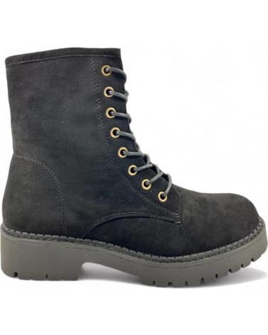 Bottines TIMBOS  pour Femme BOTIN MILITAR DE MUJER 130748  NEGRO