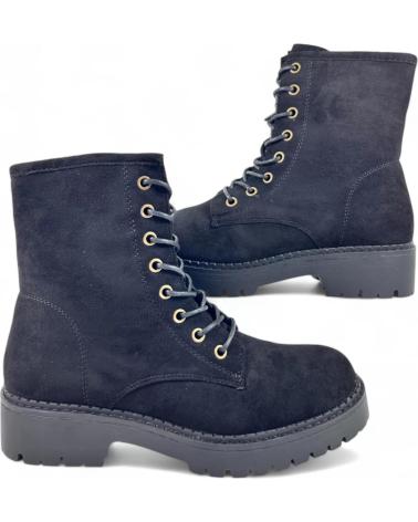 Bottines TIMBOS  pour Femme BOTIN MILITAR DE MUJER 130748  NEGRO