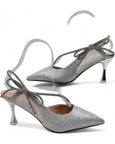 Sandales pour Femme TIMBOS SANDALIA TACON FIESTA MUJER PLATA 130745 PLATEADO