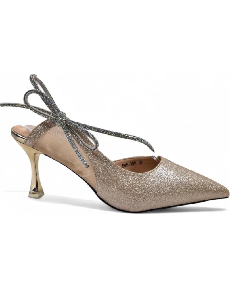 Sandales pour Femme TIMBOS SANDALIA TACON FIESTA MUJER ORO 130743 AMARILLO