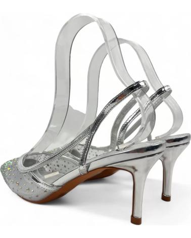 Sandales TIMBOS  pour Femme SANDALIA TACON FIESTA MUJER PLATA 130742  PLATEADO