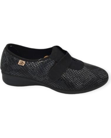 Sneaker BEREVERE  für Damen ZAPATILLA CONFORT VELCRO  NEGRO