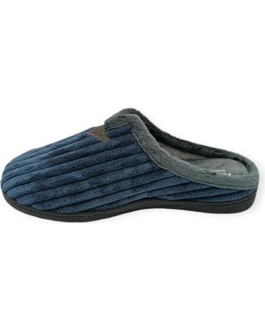 ROAL CHAUSSONS TYPE MULE 12027 MARINE À TEXTURE NERVURÉE AZUL