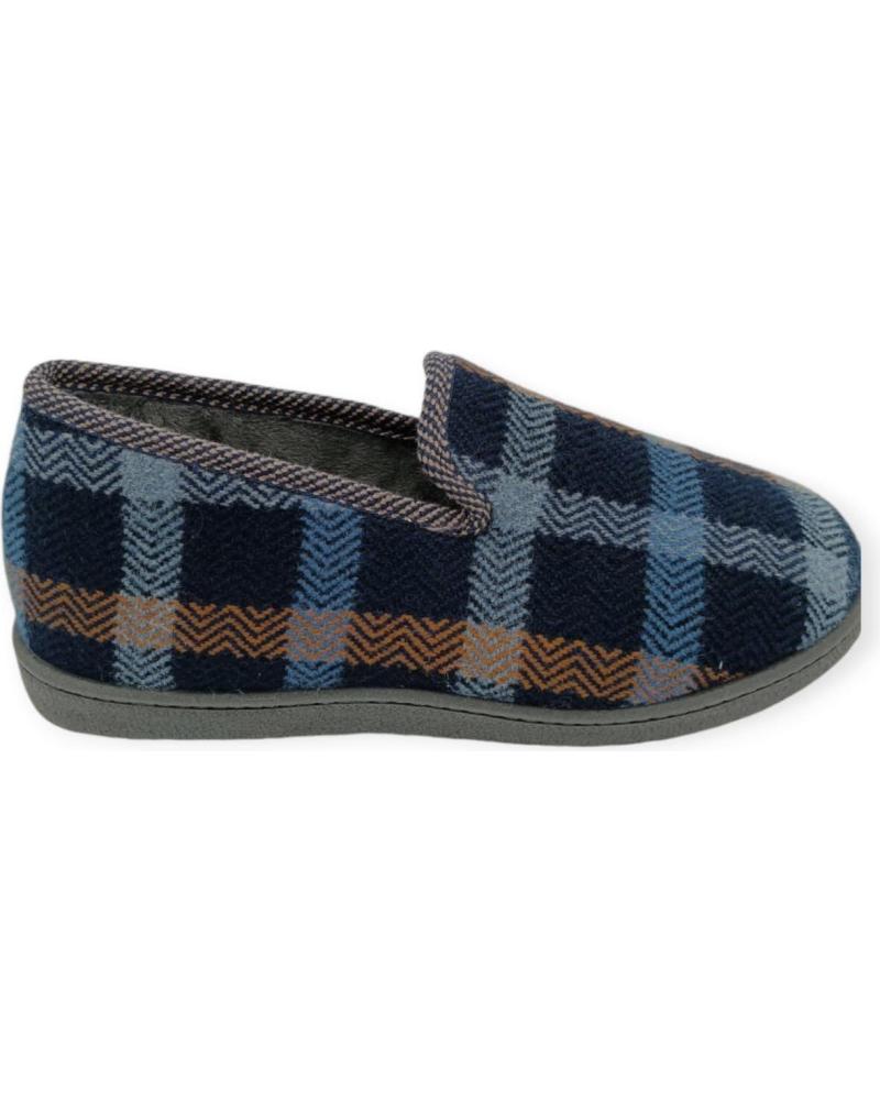 Calzado de casa ROAL  de Hombre ZAPATILLA CASA CERRADA  AZUL