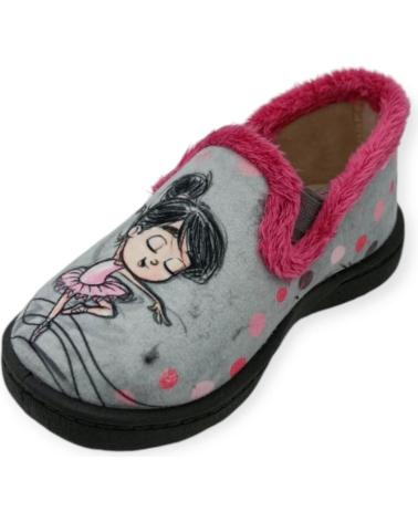 Pantufas ROAL  de Menina ZAPATILLA CASA CERRADA  GRIS