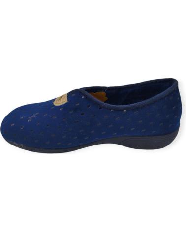 Calzado de casa BEREVERE  de Mujer ZAPATILLA CONFORT  AZUL
