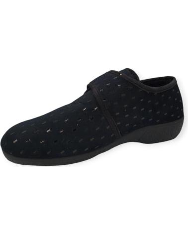 Hausschuhe BEREVERE  für Damen ZAPATILLA CONFORT VELCRO  NEGRO