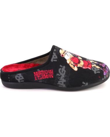 Man House slipers RODEVIL ZAQPATILLA MORTADELO  NEGRO