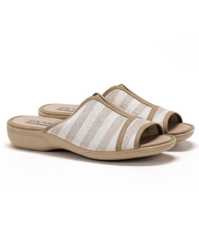 Calzado de casa ROAL  de Mujer ZAPATILLA DOCTOR CUTILLAS CON VELCRO  GRIS