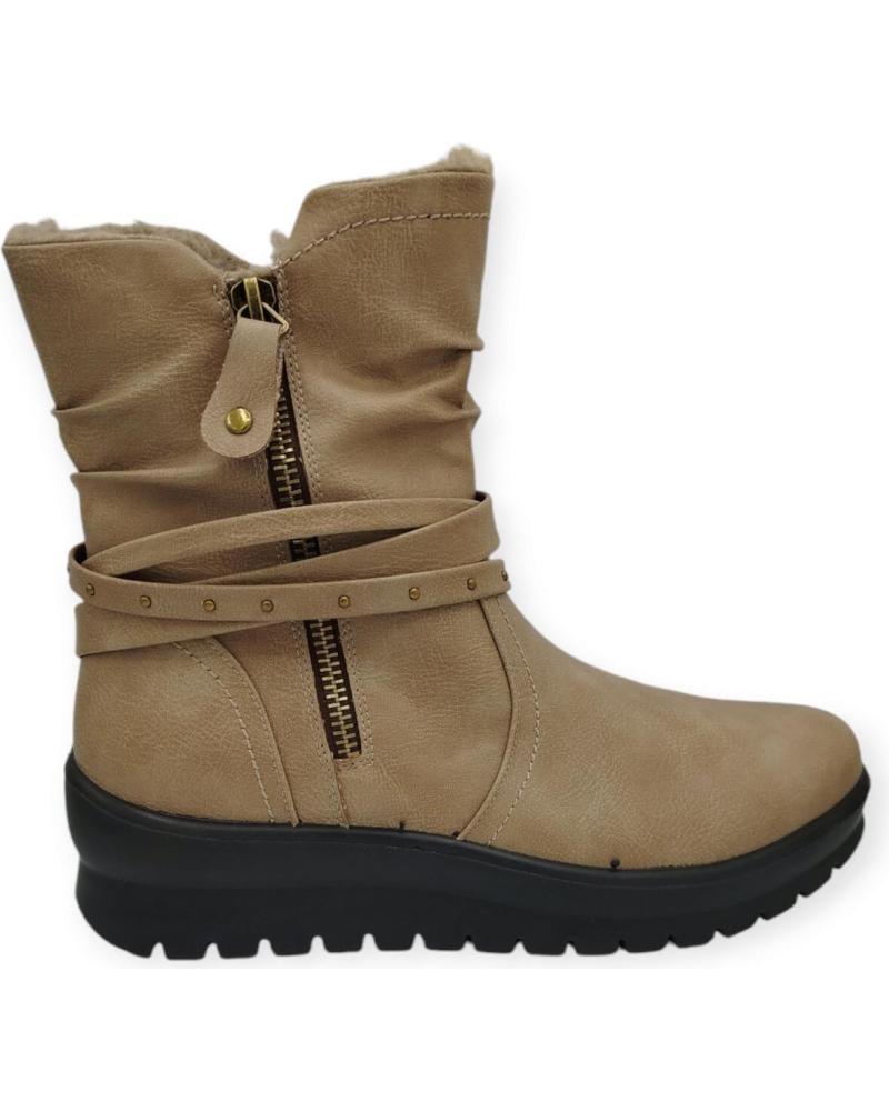 Stiefel DAVINIA  für Damen BOTIN PELO CONFORT  MARRN