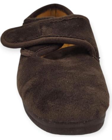 Woman shoes OTRAS MARCAS ZAPATILLA VELCRO  MARRN