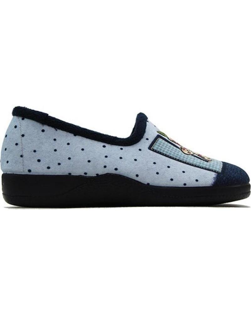Hausschuhe VALVERDE DEL CAMINO  für Damen ZAPATILLA D VALVERDE 1169  AZUL