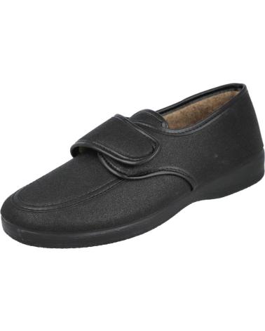 L&R SHOES ZAPATOS 230 NEGROS CON CIERRE ADHESIVO NEGRO