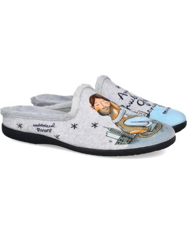 Pantoufles VIVANT  pour Homme V-ST-C232 ZAPATILLAS DE CASA PARA HOMBRE  GRIS