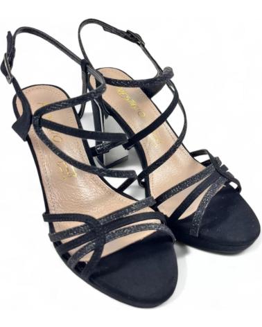 Sandales TIMBOS  pour Femme SANDALIA TACON FIESTA MUJER 130756  NEGRO