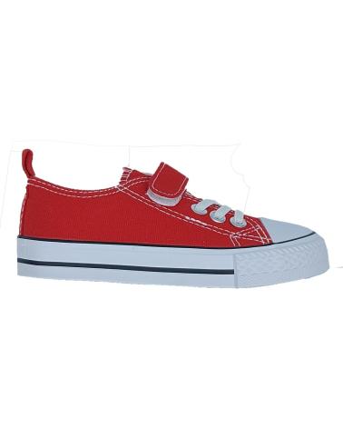Deportivas DEMAX  de Niña y Niño PUNTERA DE GOMA  ROJO