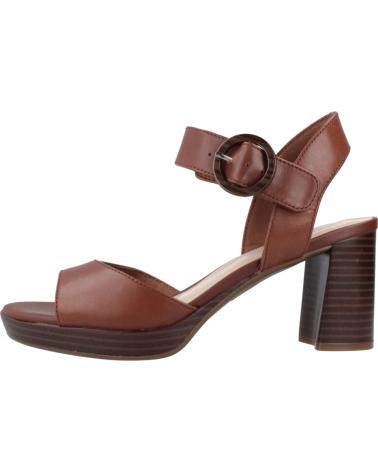 Sandales pour Femme CLARKS SANDALIA CASUAL DE PIEL CON TACON Y PLATAFORMA TAN