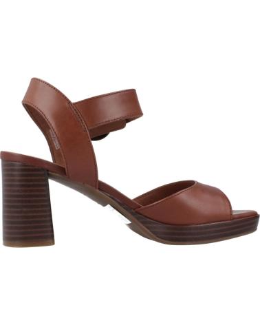 Sandales pour Femme CLARKS SANDALIA CASUAL DE PIEL CON TACON Y PLATAFORMA TAN