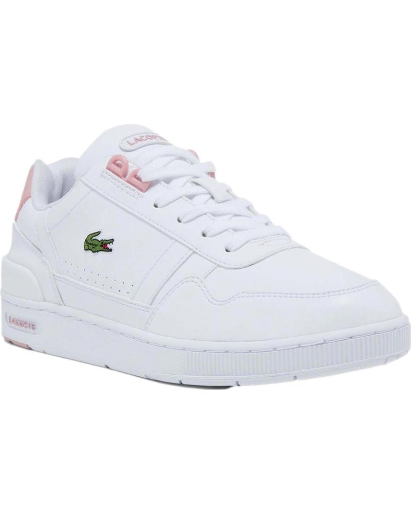Deportivas De Mujer LACOSTE ZAPATILLAS T CLIP 0121 WHITE