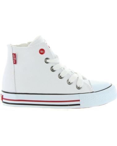 Sneaker für Damen und Mädchen und Junge LEVIS VTRU0001T TRUCKER HI 0061 WHITE