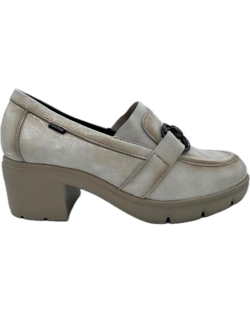 Zapatos FLUCHOS  de Mujer MOCASINES F2111 FUGAZ DE  BEIGE