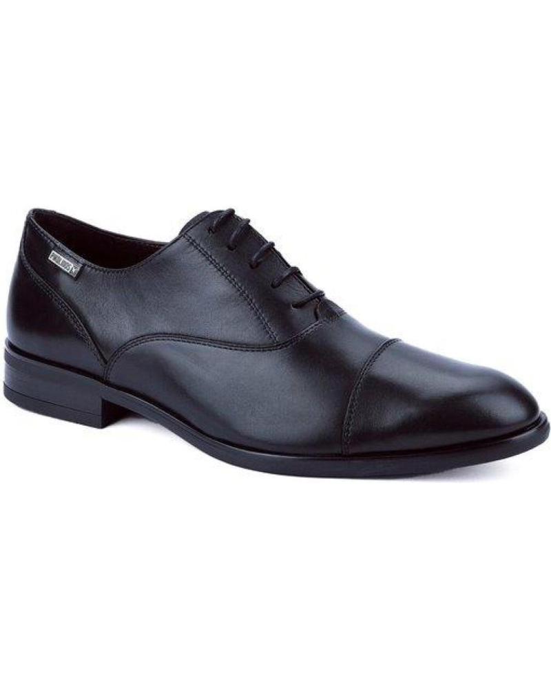 SCARPA ELEGANTE PIKOLINOS NERA CON LACCI NEGRO