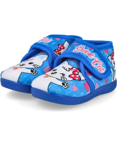 Pantoufles L&R SHOES  pour Fille et Garçon ALCALDE 16600 ZAPATILLAS DE CASA NINA  AZULON