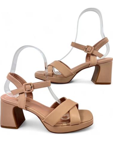 Sandales TIMBOS  pour Femme SANDALIA TACON VESTIR MUJER NUDE 130789  VARIOS COLORES