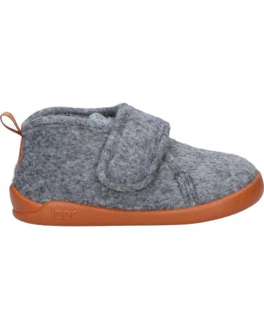 Hausschuhe IGOR  für Junge W10308-215  HOMIE GRIS-CARAMELO