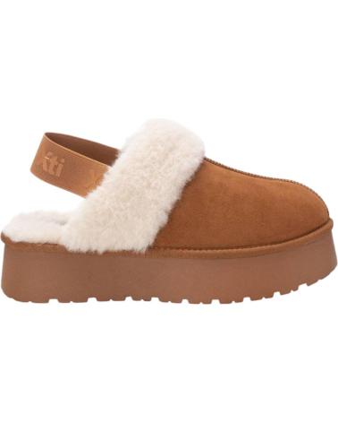 Tamancos XTI  de Mulher ZUECOS DE MUJER 143488 EN  CAMEL