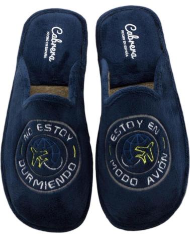 Calzado de casa CABRERA  de Hombre ZAPATILLAS DE ESTAR POR CASA DE HOMBRE 2903 EN  MARINO