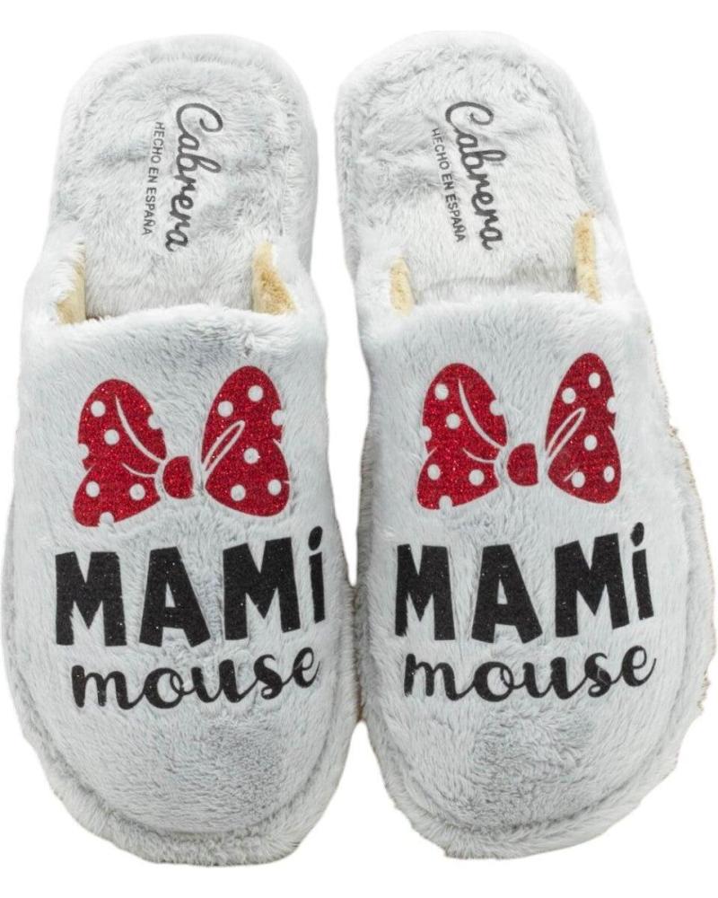 Pantoufles CABRERA  pour Femme ZAPATILLAS DE ESTAR POR CASA DE MUJER 2449 EN  GRIS
