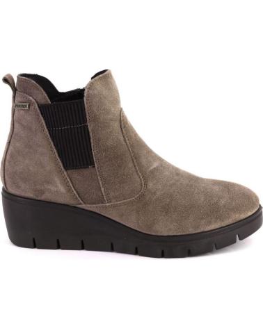 Botines IMAC  de Mujer 655289 BOTINES DE MUJER ANTE SERRAJE  TAUPE