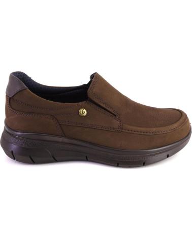 Schuhe LUISETTI  für Herren 36118 MOCASINES DE HOMBRE NOBUK  MARRON