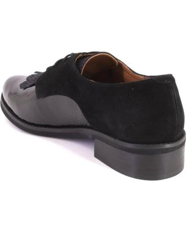 Chaussures SALONISSIMOS  pour Femme YANERY ZAPATOS CON CORDONES DE MUJER  NEGRO