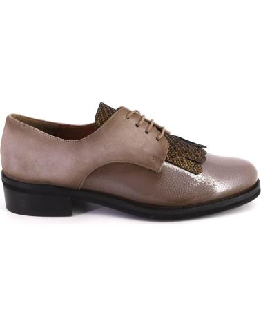 Zapatos SALONISSIMOS  de Mujer YANERY ZAPATOS CON CORDONES DE MUJER  TAUPE
