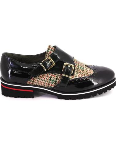 Zapatos NIVAL  de Mujer TERESA ZAPATOS DE MUJER PIEL  NEGRO Y VERDE