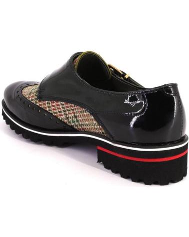 Woman shoes NIVAL TERESA ZAPATOS DE MUJER PIEL  NEGRO Y VERDE