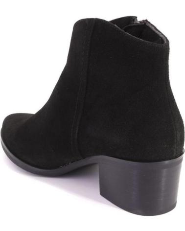 Stivaletti KAOLA  per Donna 3050SERRAJE BOTINES DE MUJER ANTE SERRAJE  NEGRO