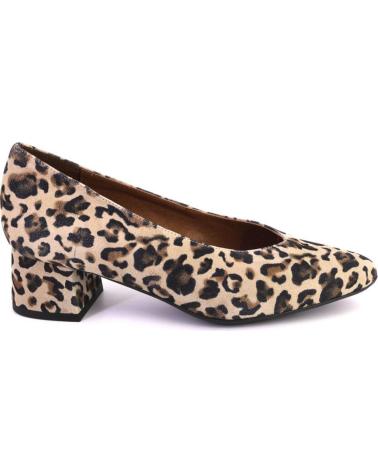 Zapatos BARMINTON  de Mujer 6031 ZAPATOS DE MUJER PLOMO PIEL  LEOPARDO