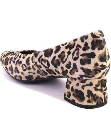 Schuhe BARMINTON  für Damen 6031 ZAPATOS DE MUJER PLOMO PIEL  LEOPARDO