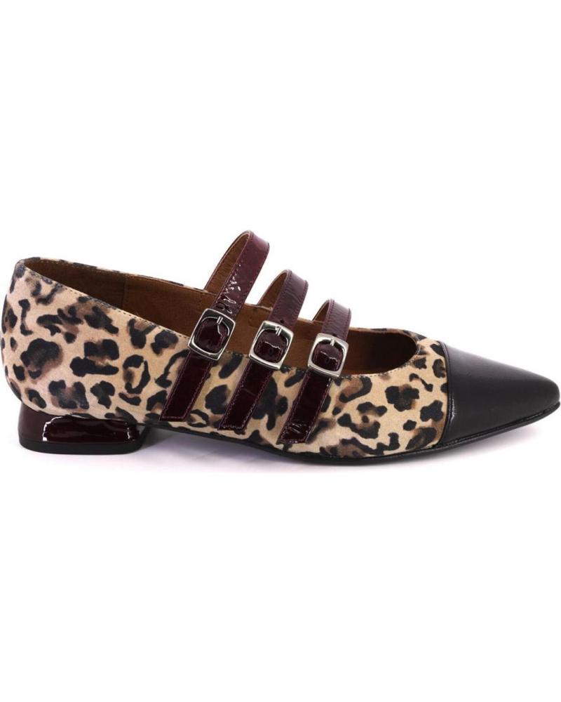 Zapatos BARMINTON  de Mujer 13511 ZAPATOS DE MUJER ANTE SERRAJE  LEOPARDO