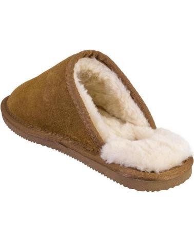 Pantoufles KELARA  pour Femme K41223 ZAPATILLAS DE CASA DE MUJER ANTE SERRAJE  CUERO