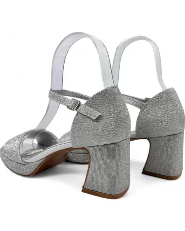 Sandales TIMBOS  pour Femme SANDALIA TACON FIESTA PLATAFORMA MUJER PLATA 130794  PLATEADO