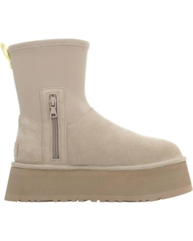 Woman boots UGG BOTAS MUJER MODELO W CLASSIC DIPPER COLOR MARRON CLARO  SAND