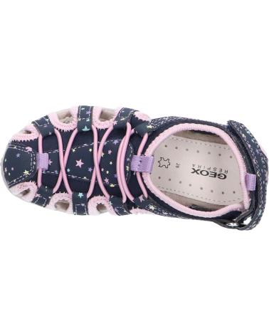 girl Sandals GEOX J25D9A 01550 J ROXANNE  C0694 NAVY-PINK