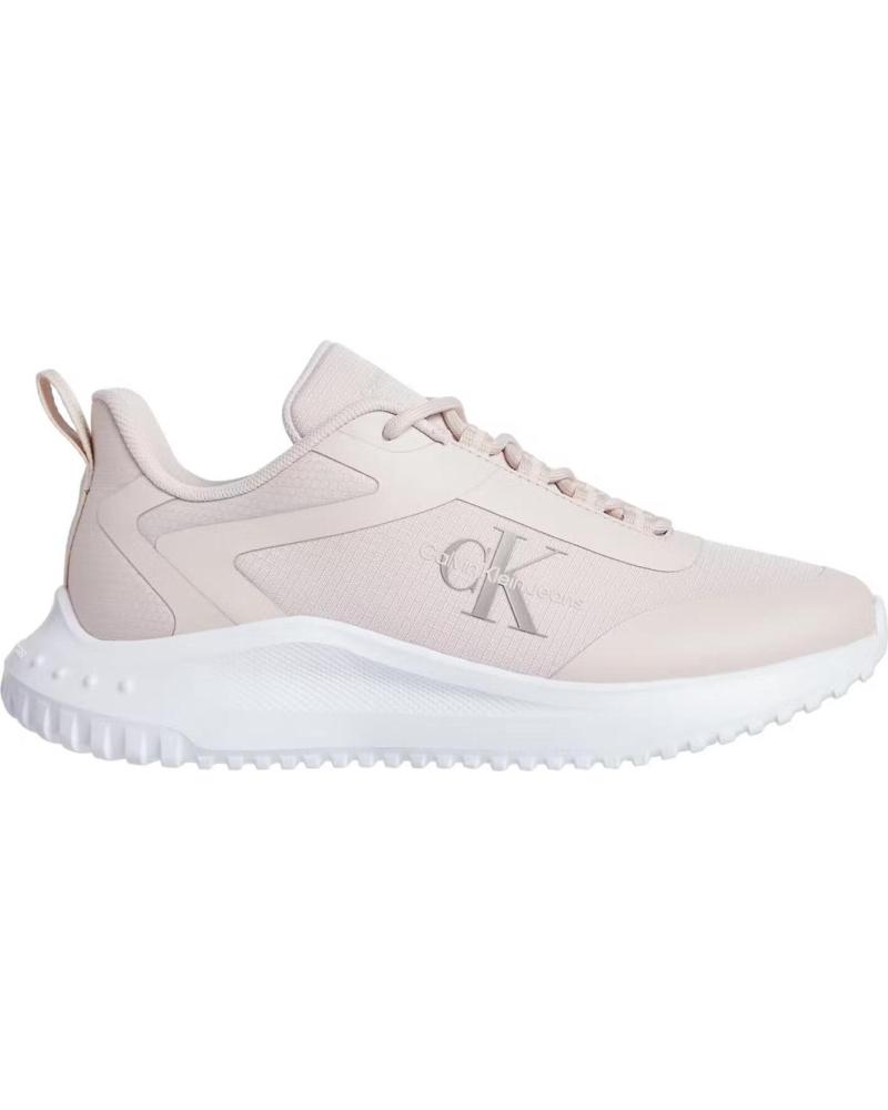Scarpe sport CALVIN KLEIN  per Donna EVA RUNNER LOW LACE MIX ML WN  ROSA