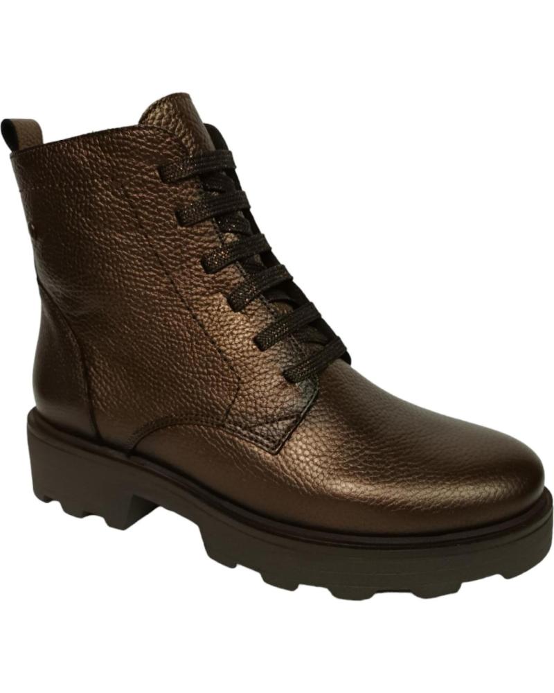 Botas RIVERA  de Mujer BOTIN DE PIEL CON CORDON PARA MUJER 6734 COLOR  COBRE